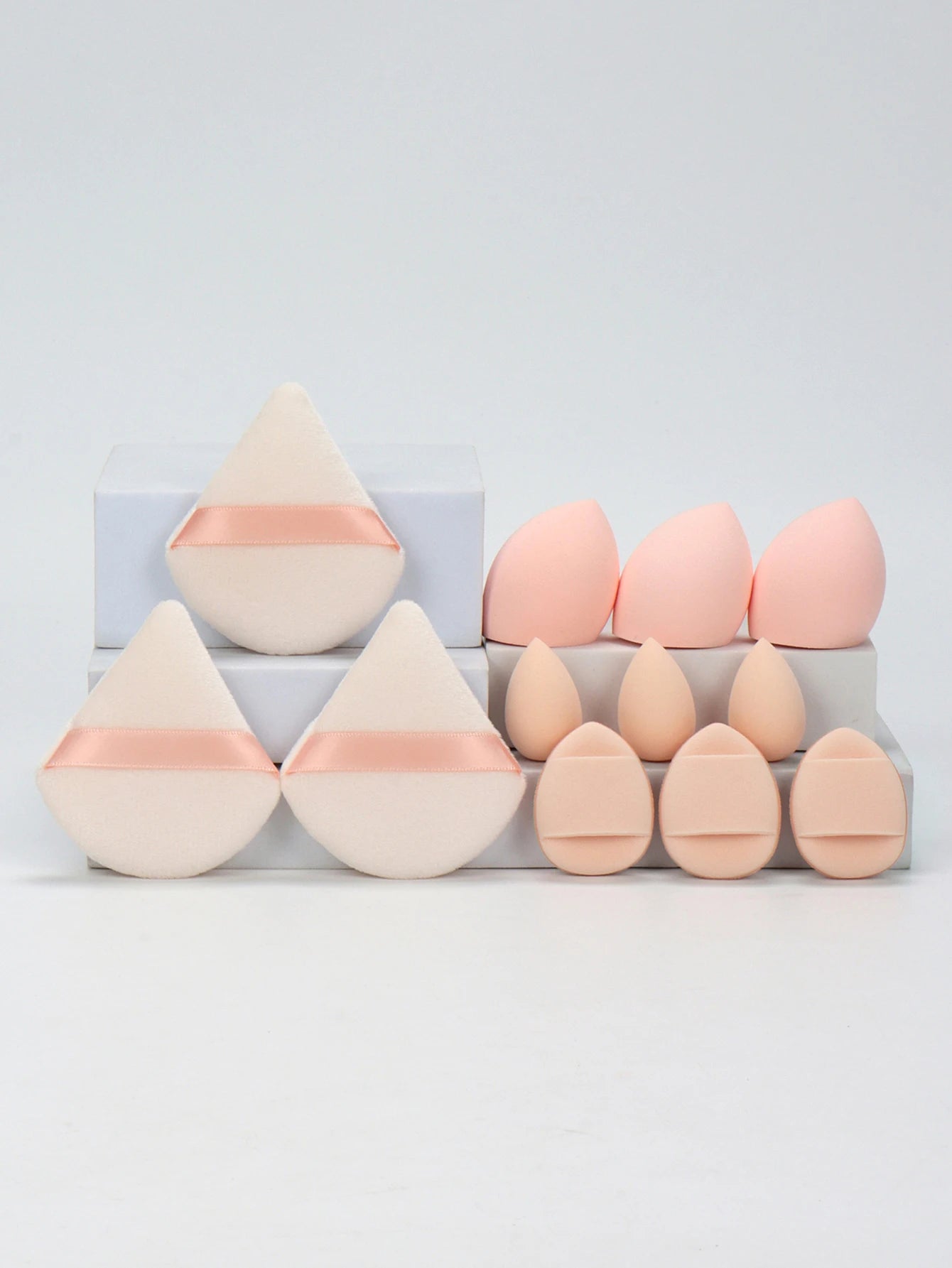 😊 Ensemble d'éponges de maquillage tout usage de 12 pièces