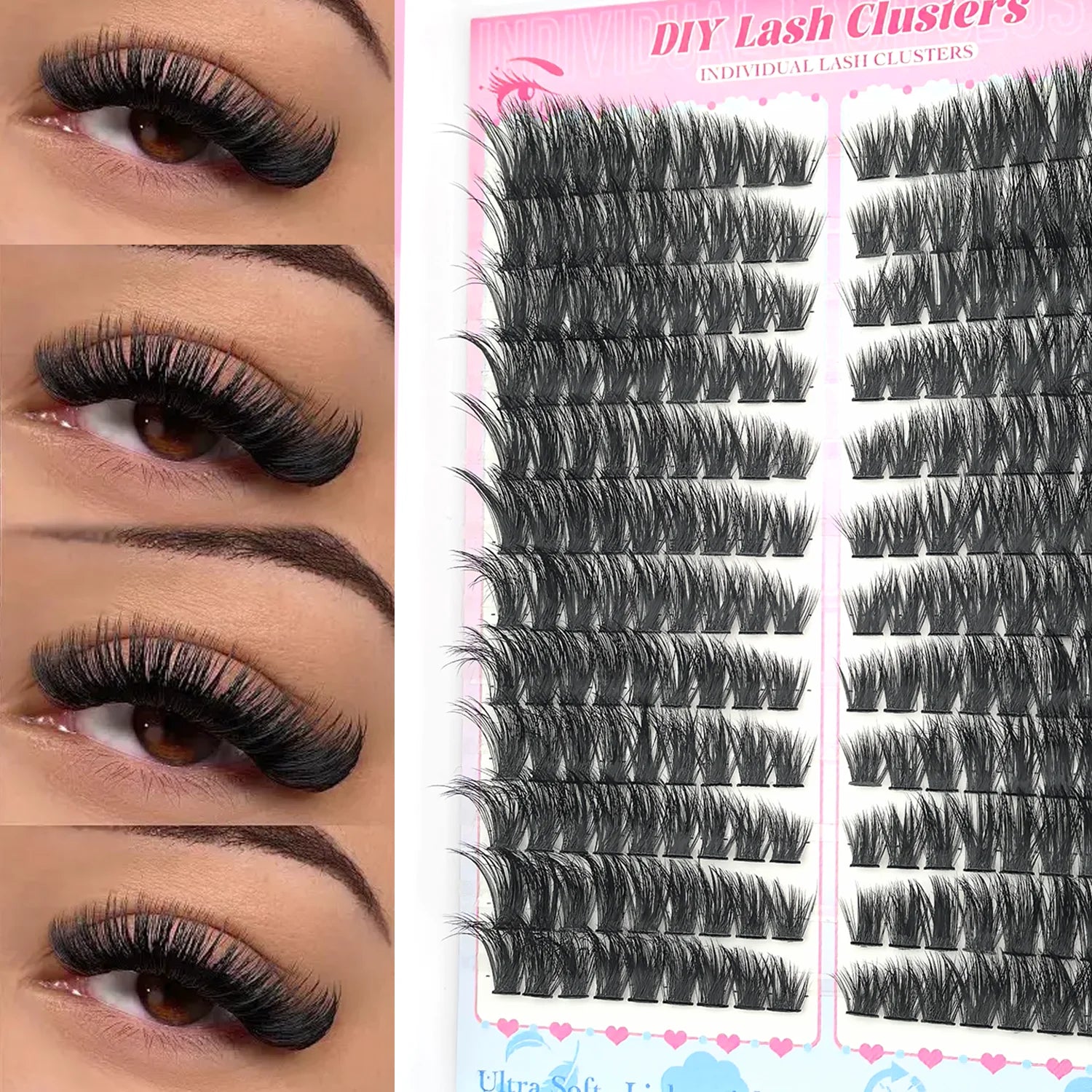 👁️Faux cils Naturel et facile à appliquer Doux et léger Réutilisable