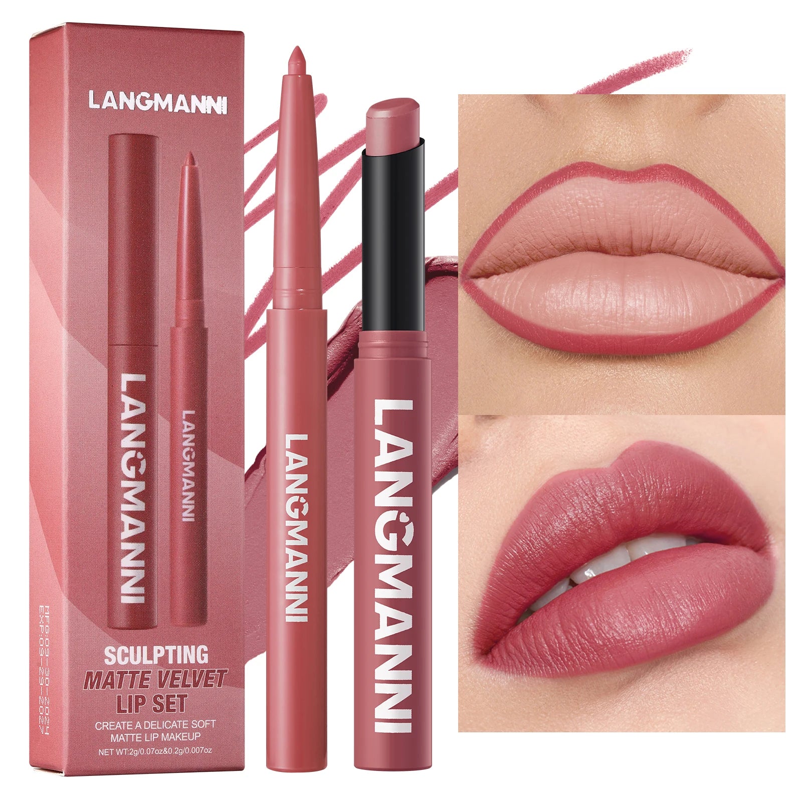 💄Ensemble de rouge à lèvres imperméable à lèvres