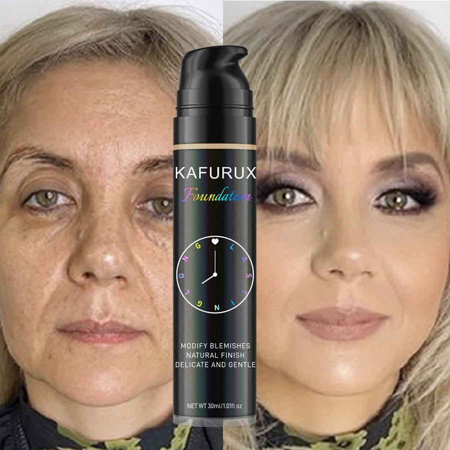 🌿 Ensemble de fond de teint liquide 8 couleurs waterproof