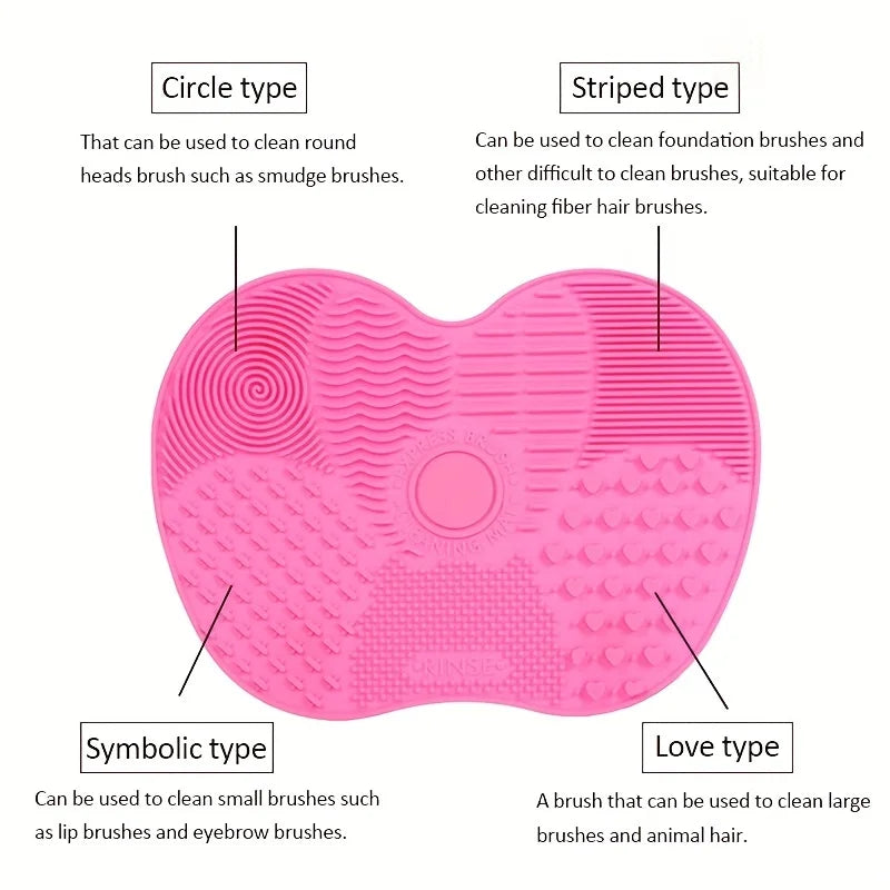 🖌️ Tapis de nettoyage pour les pinceau de maquillage