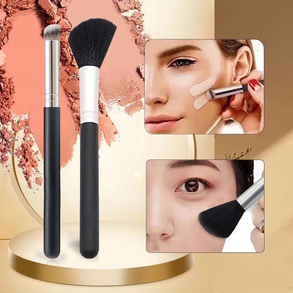 🖌️ Pinceau correcteur de fond de teint  Pinceau de maquillage du visage