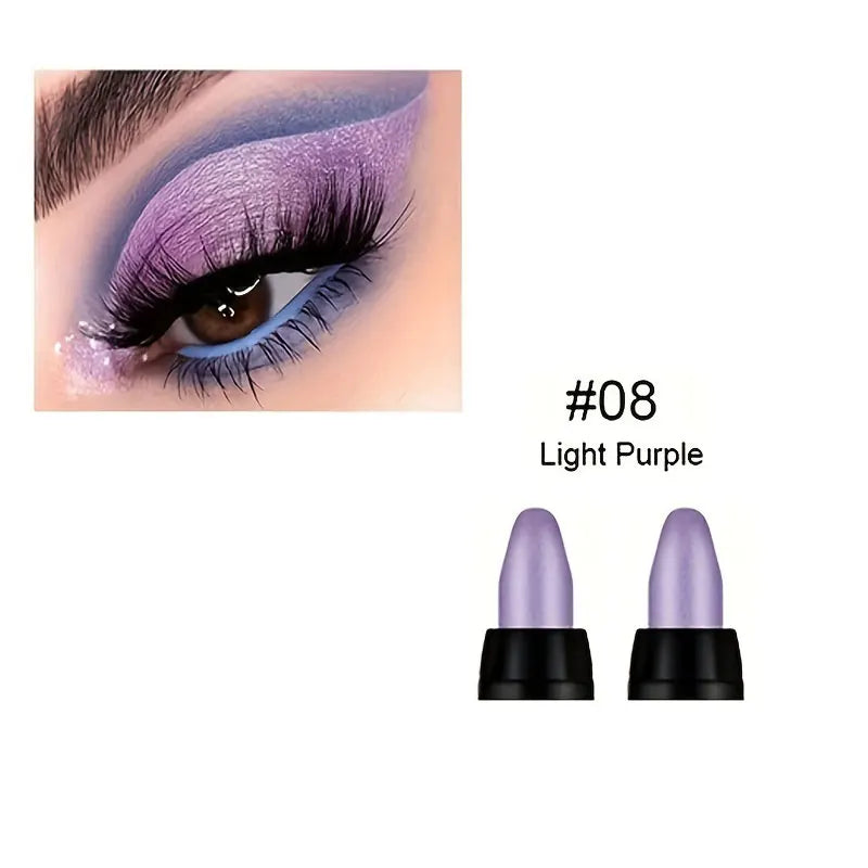 🌈 16 Couleurs Eyeliner, Couleur Glitter Imperméable
