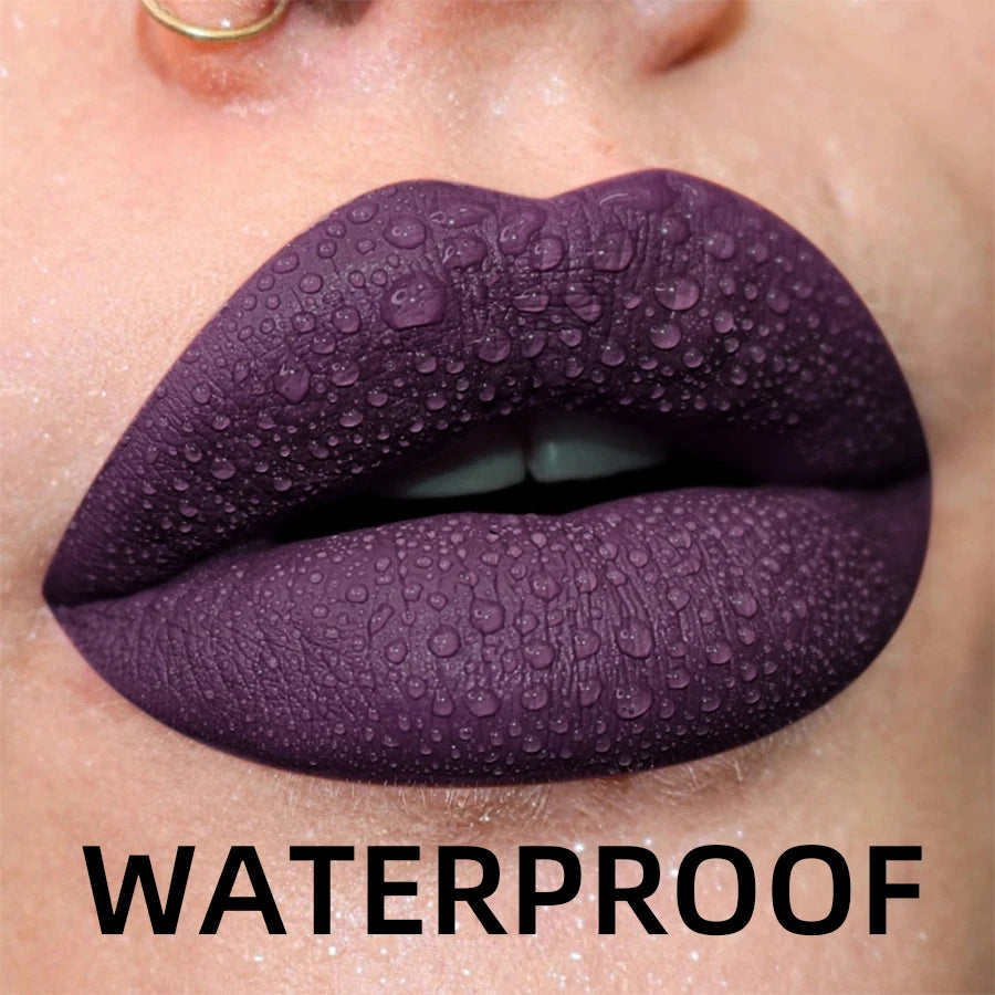 💋Lip Gloss Rouge à lèvres liquide 19 couleurs Matte Velvet