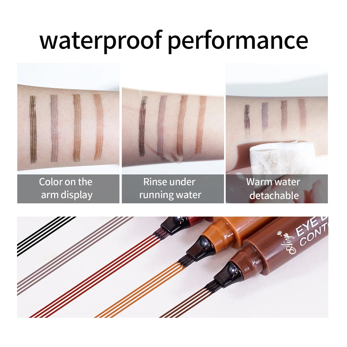 ☺️ crayon à sourcils imperméable naturel longue durée