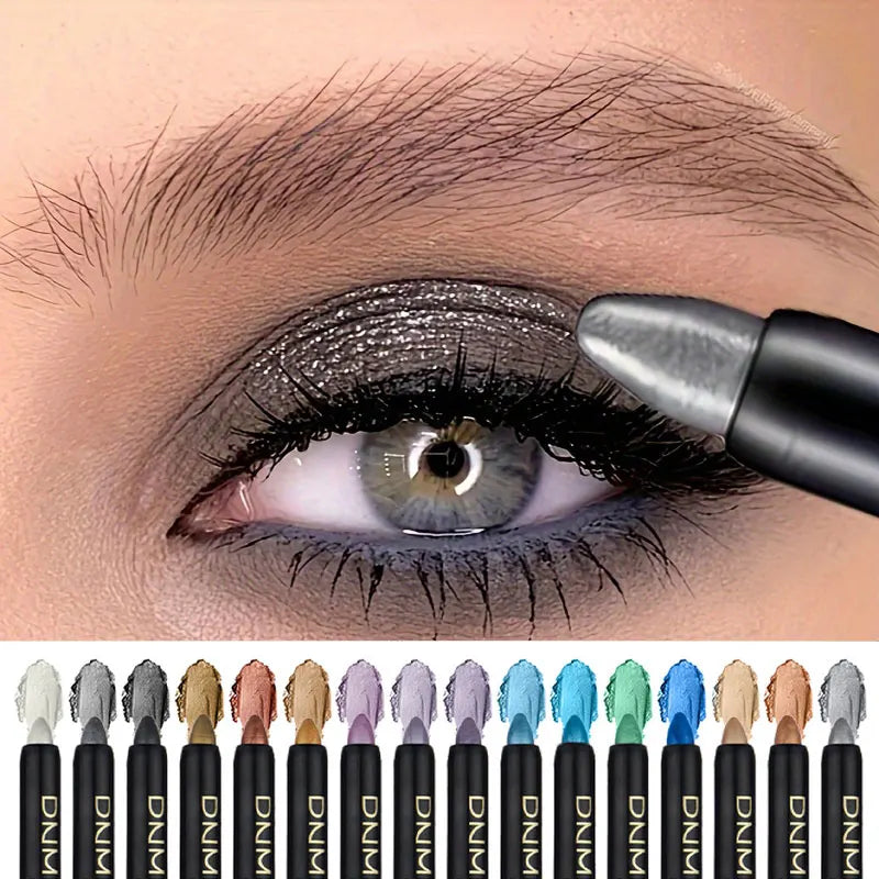 🌈 16 Couleurs Eyeliner, Couleur Glitter Imperméable