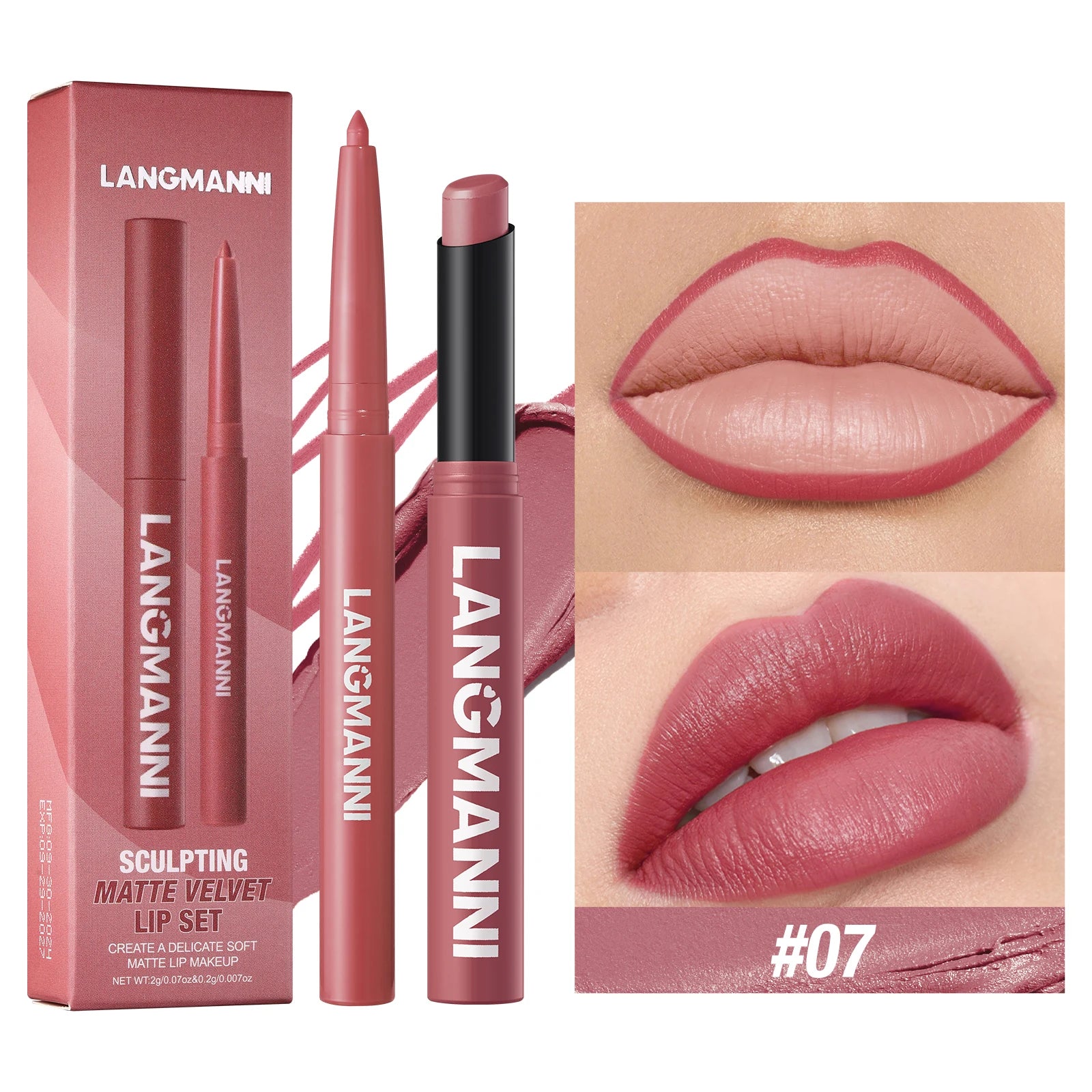 💄Ensemble de rouge à lèvres imperméable à lèvres