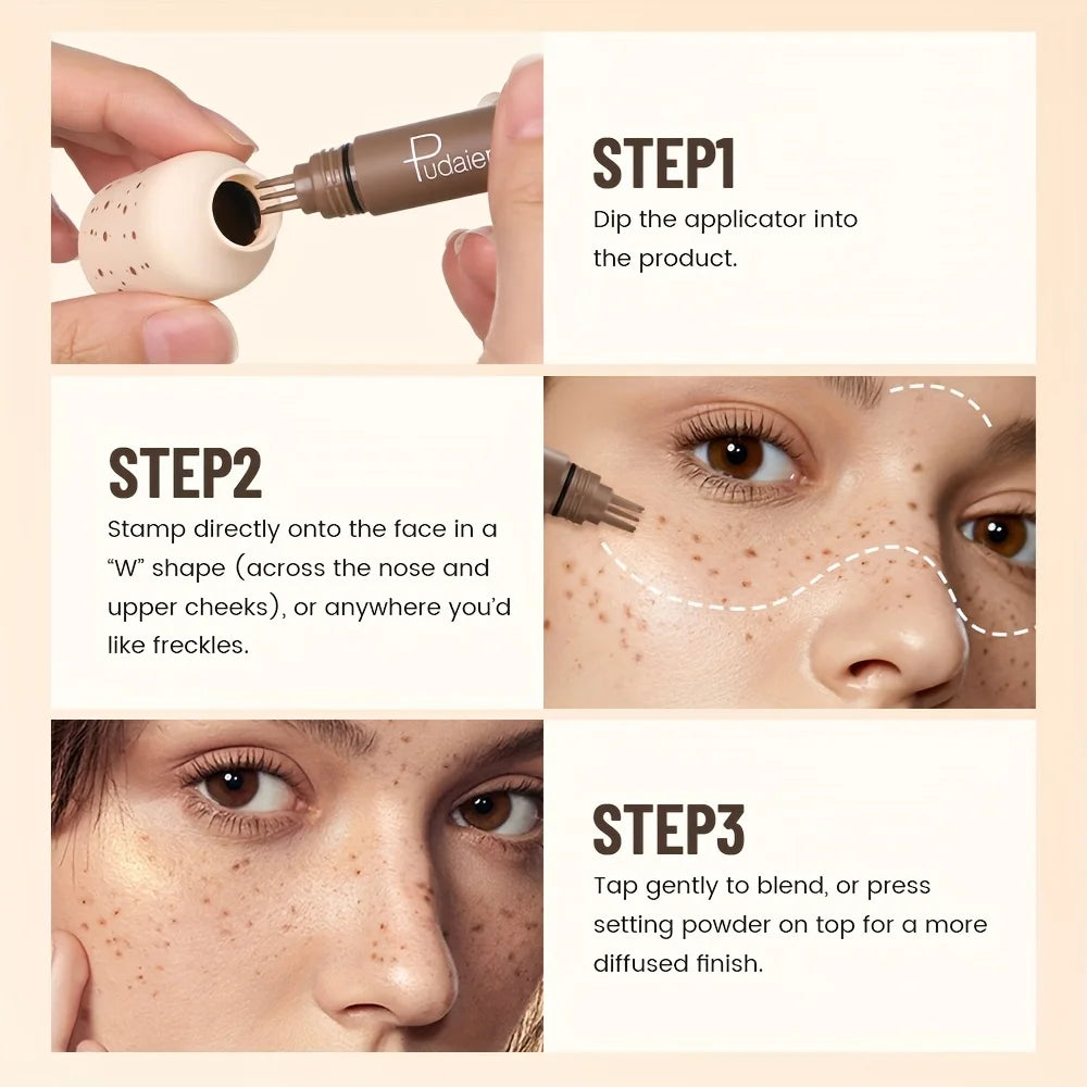 Stylo de maquillage en tampon de taches de rousseur imperméable