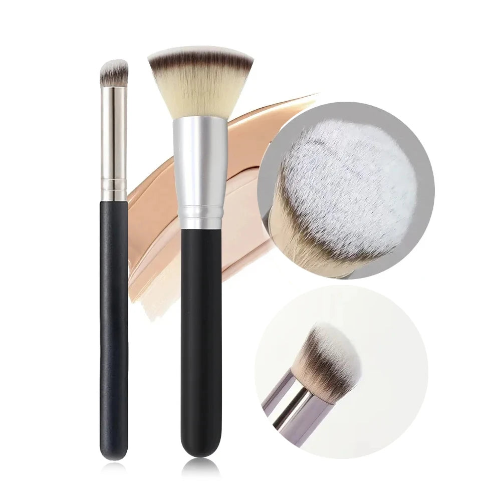 🖌️ Pinceau correcteur de fond de teint  Pinceau de maquillage du visage