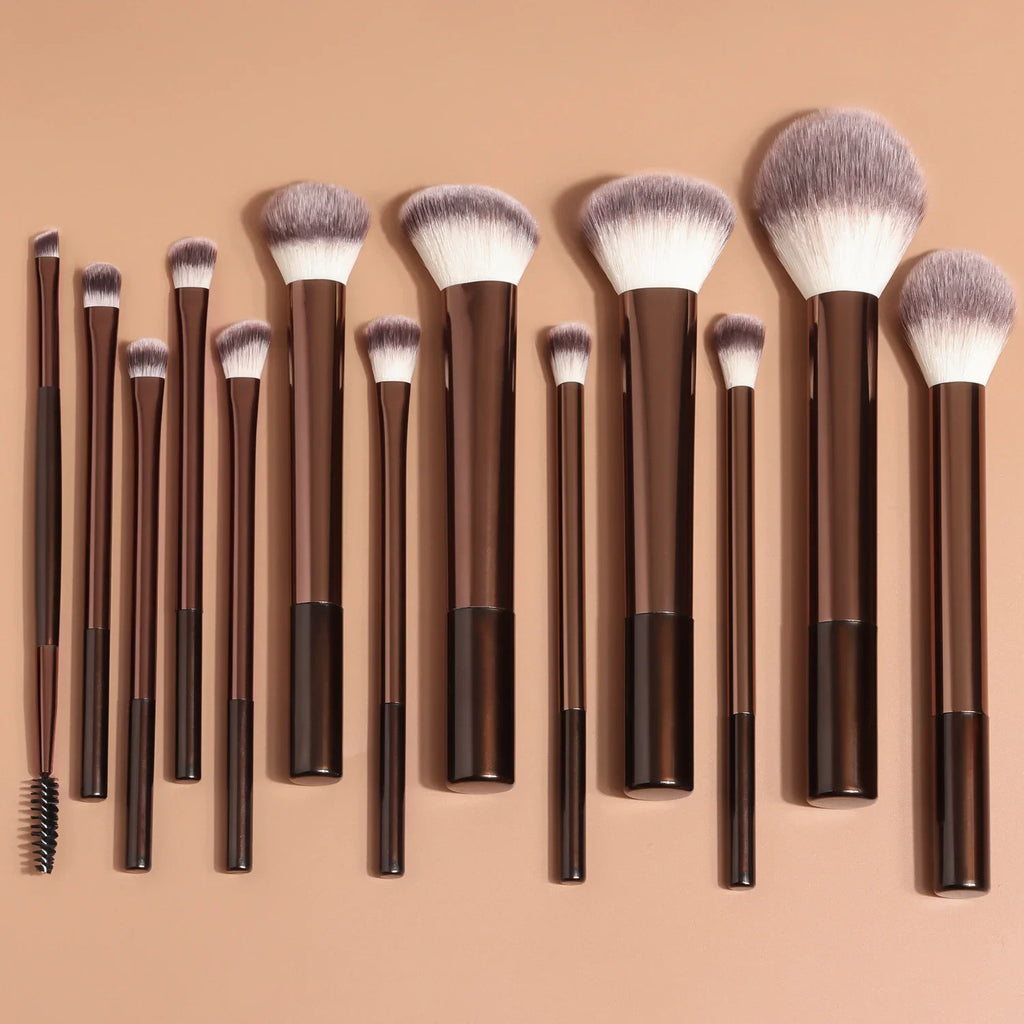 🖌️ Ensemble de pinceaux de maquillage à poils doux 13PcS