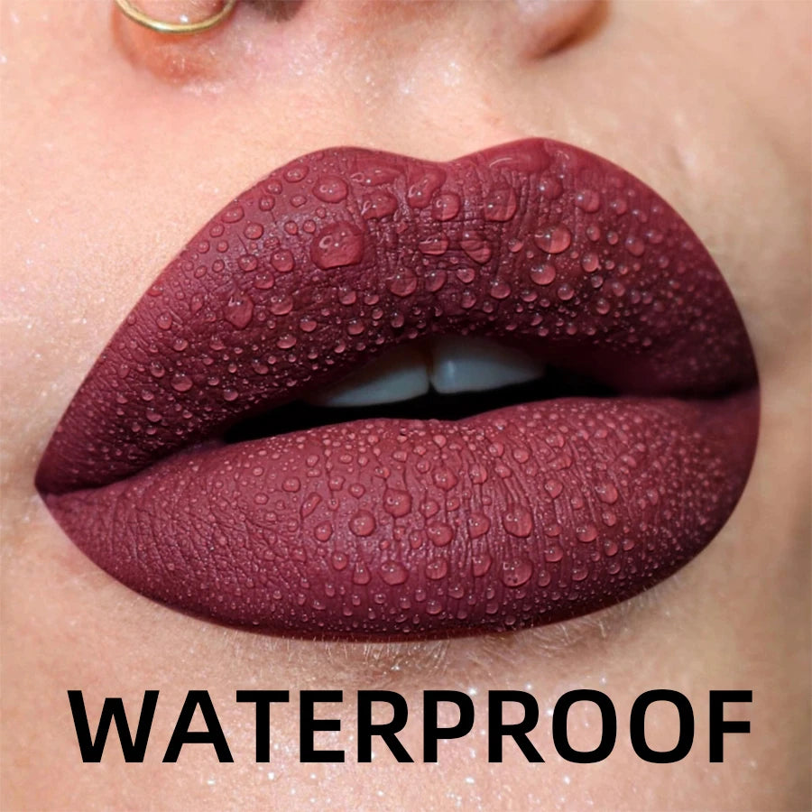 💋Lip Gloss Rouge à lèvres liquide 19 couleurs Matte Velvet