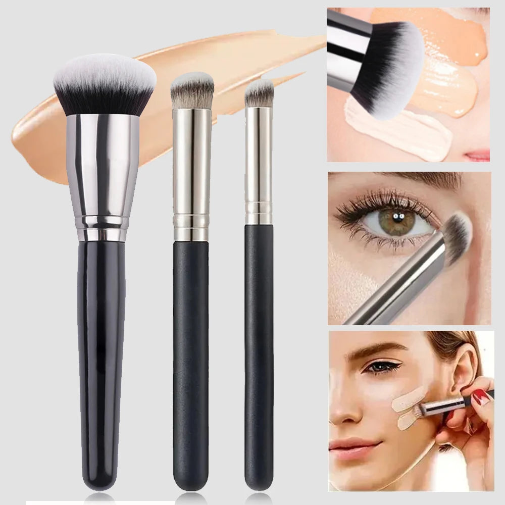 🖌️ Pinceau correcteur de fond de teint  Pinceau de maquillage du visage