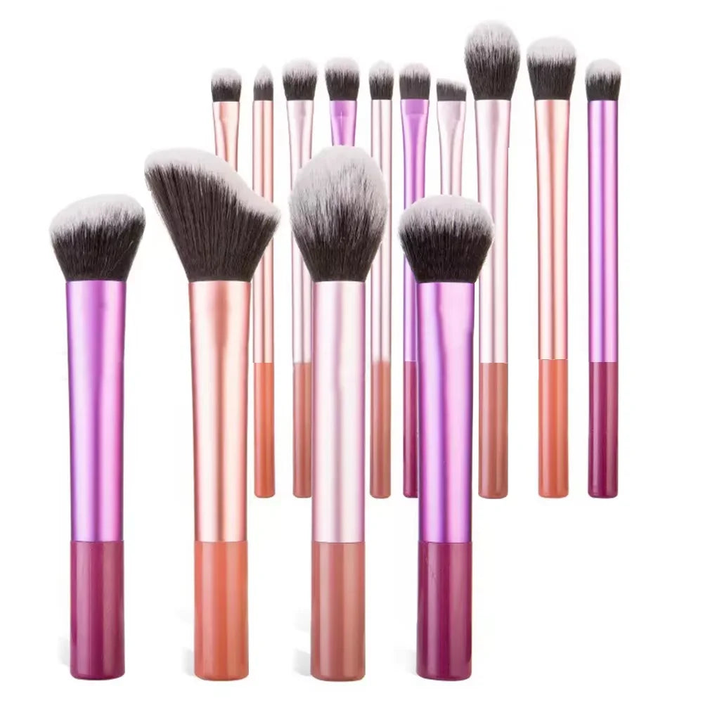 🖌️ Ensemble de pinceaux de maquillage à poils doux 13PcS