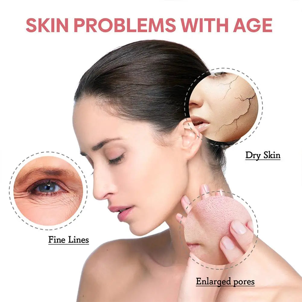 ☀️ 5  en 1  Sérum visage raffermissant Éclaircissant et Hydratant Vitamine C