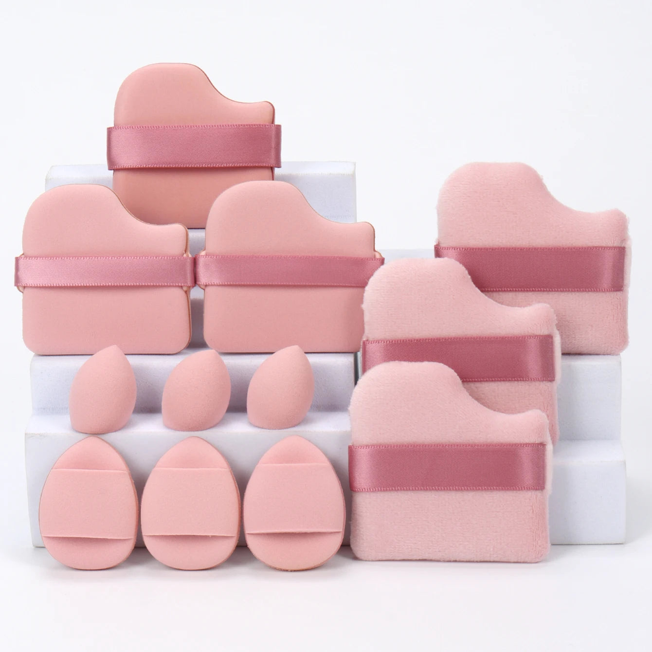 😊 Ensemble d'éponges de maquillage tout usage de 12 pièces