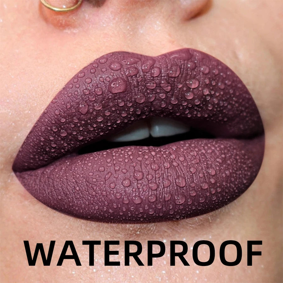 💋Lip Gloss Rouge à lèvres liquide 19 couleurs Matte Velvet