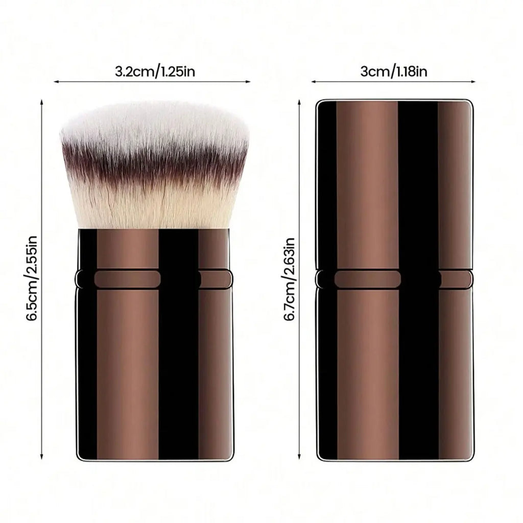 🖌️1pc Pinceau de maquillage rétractable