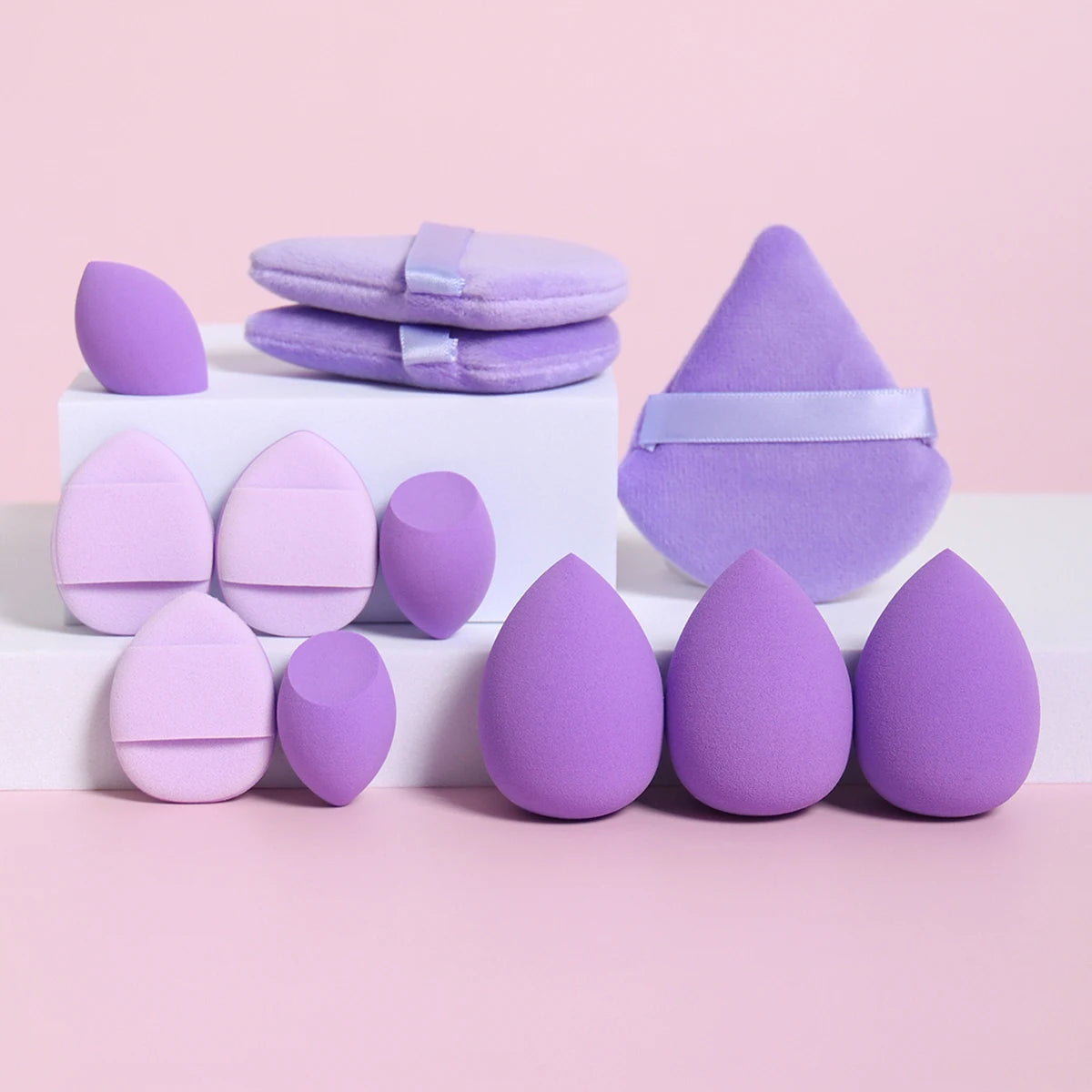 😊 Ensemble d'éponges de maquillage tout usage de 12 pièces