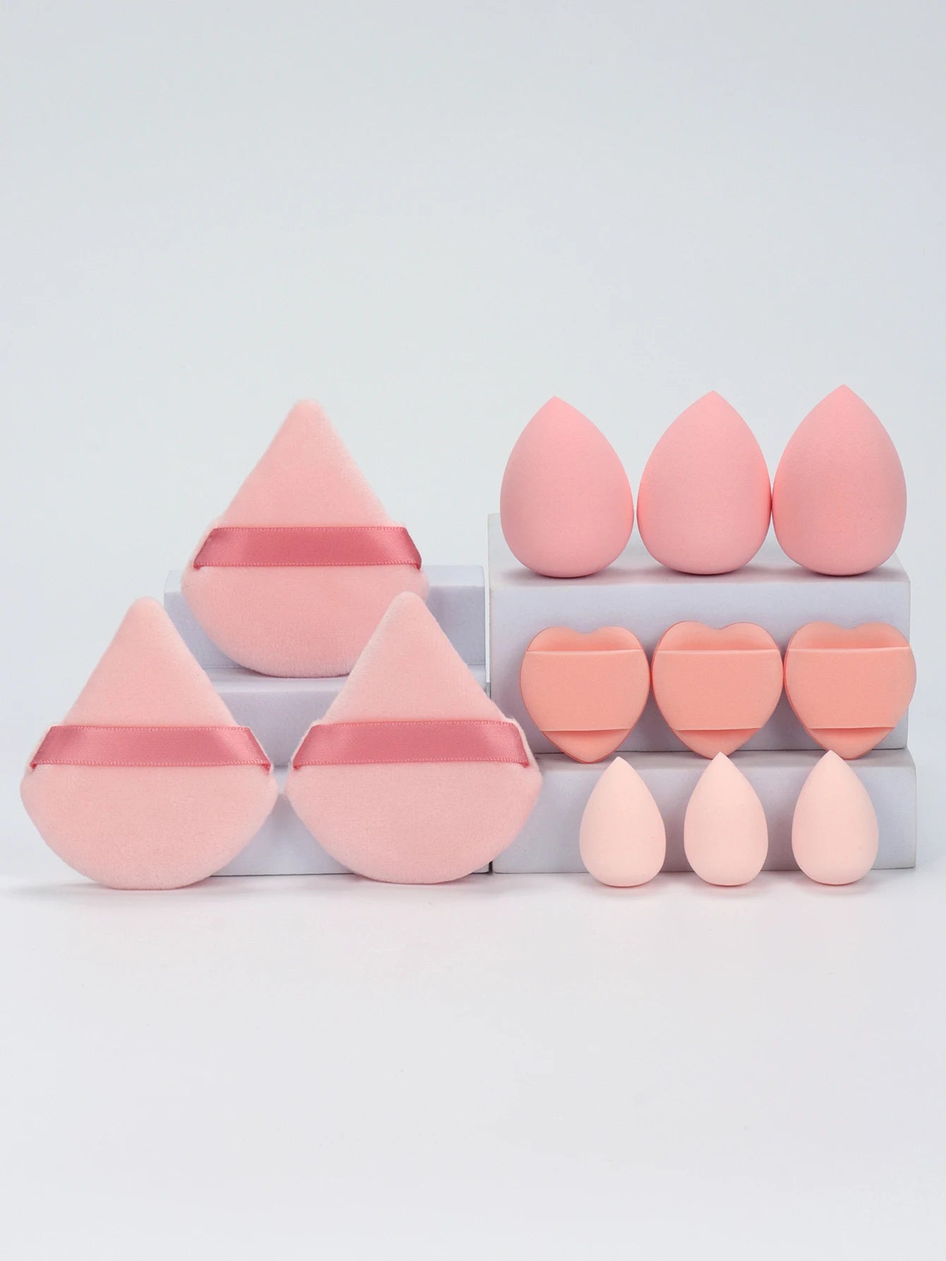 😊 Ensemble d'éponges de maquillage tout usage de 12 pièces