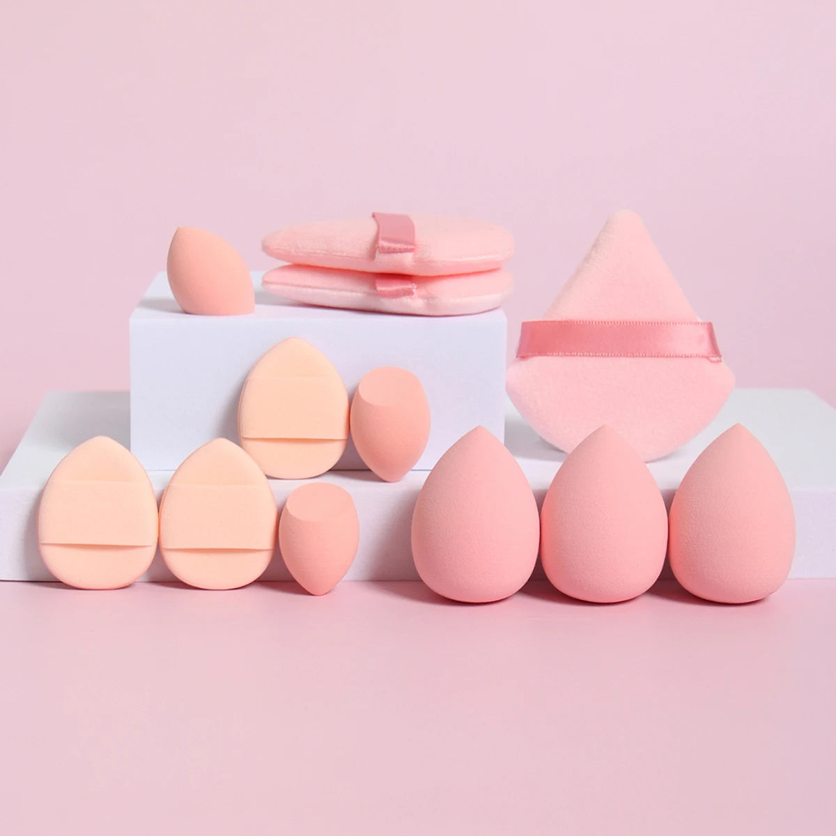 😊 Ensemble d'éponges de maquillage tout usage de 12 pièces