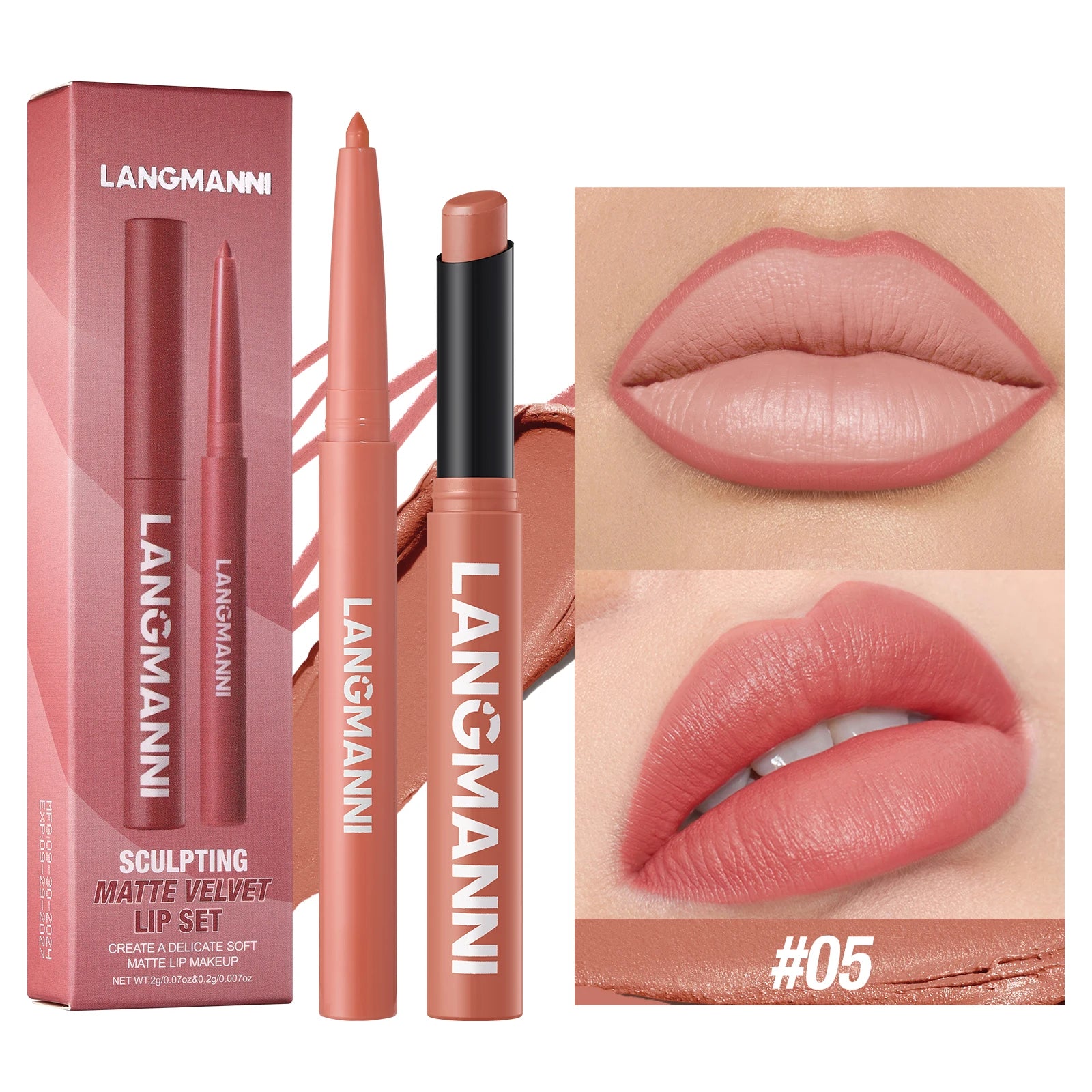 💄Ensemble de rouge à lèvres imperméable à lèvres