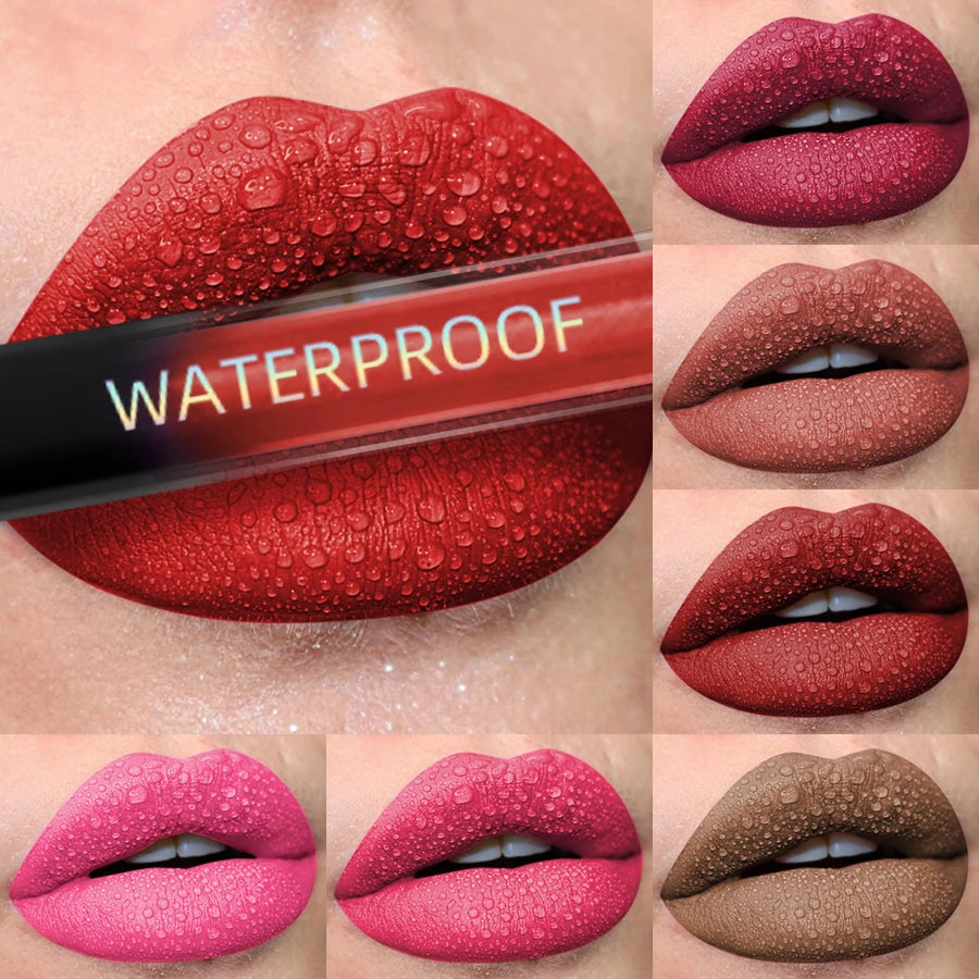 💋Lip Gloss Rouge à lèvres liquide 19 couleurs Matte Velvet