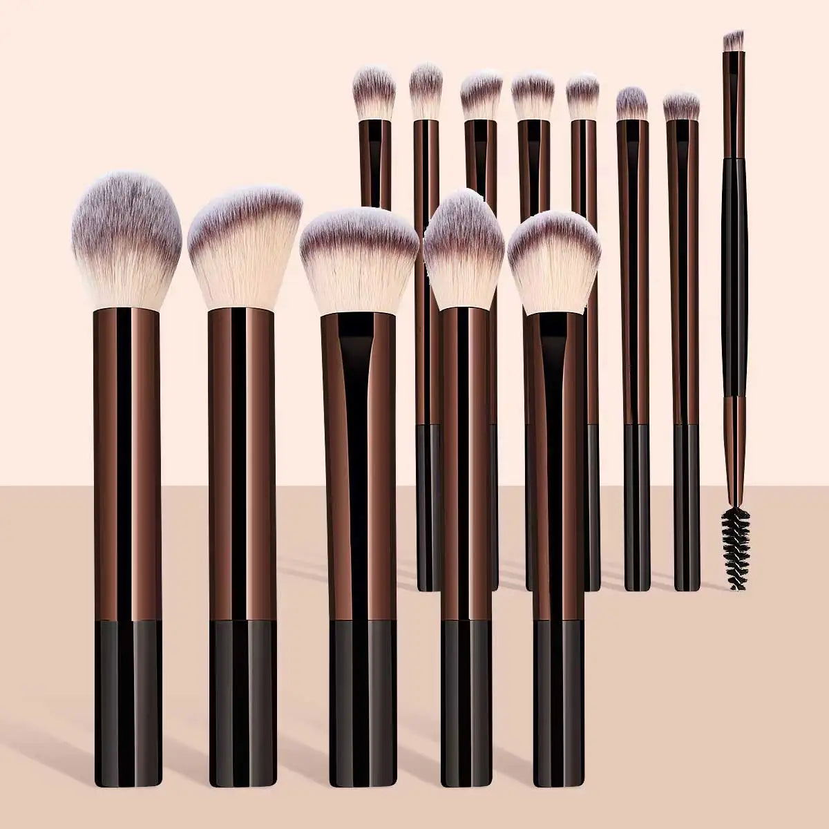 🖌️ Ensemble de pinceaux de maquillage à poils doux 13PcS