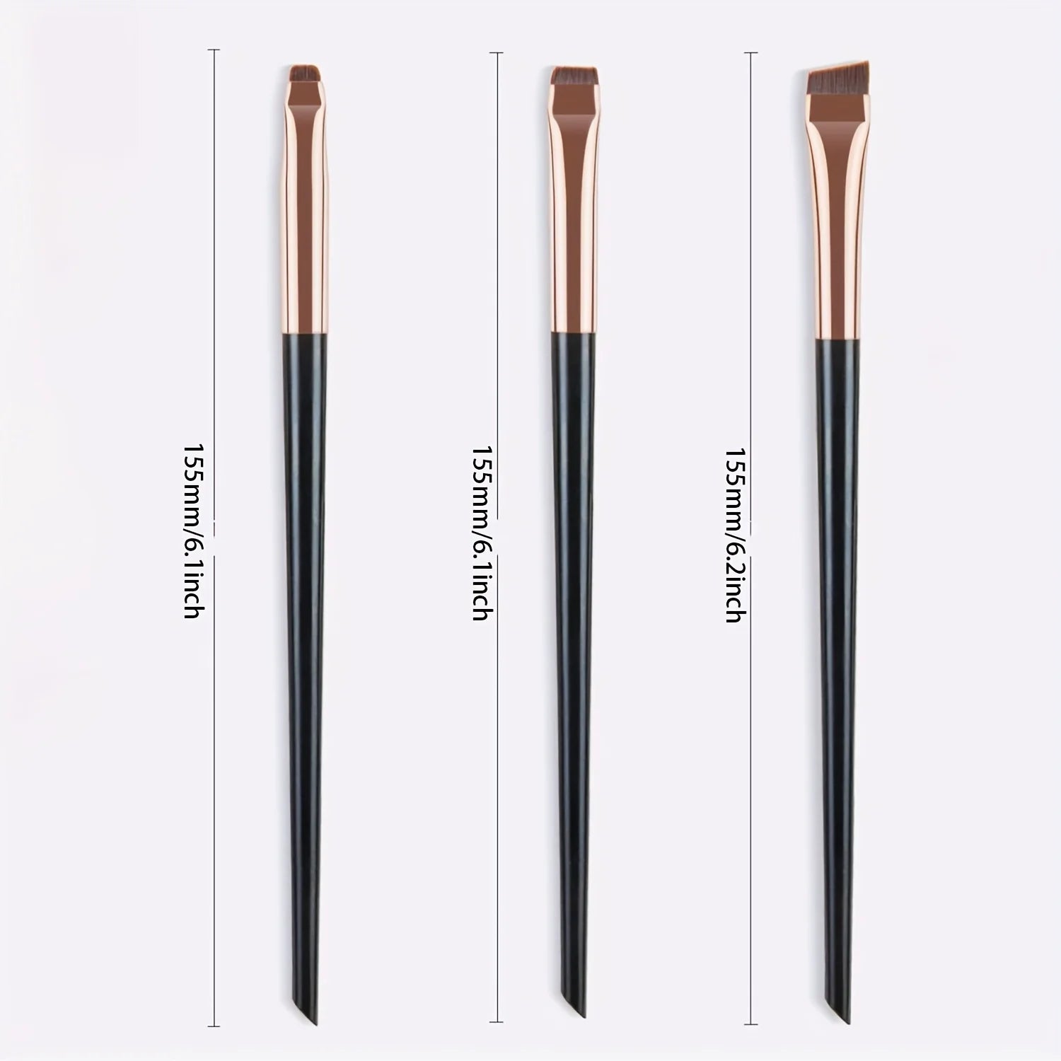 🖌️ Ensemble de pinceaux de maquillage 3pcs