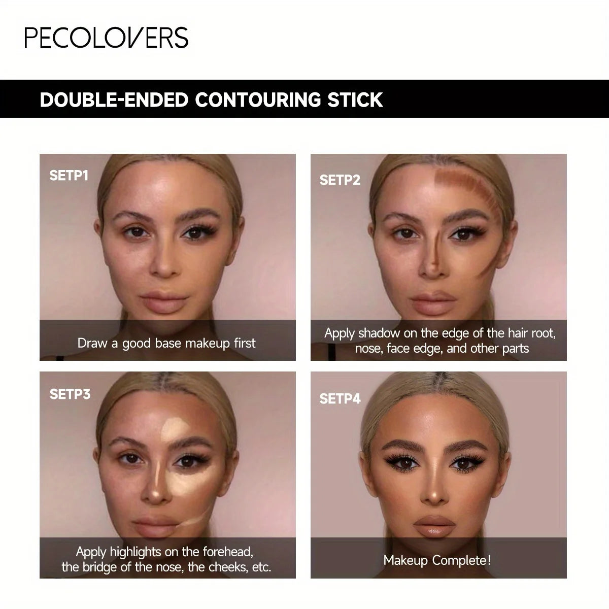 Stylo correcteur  de teint pour le visage Longue durée