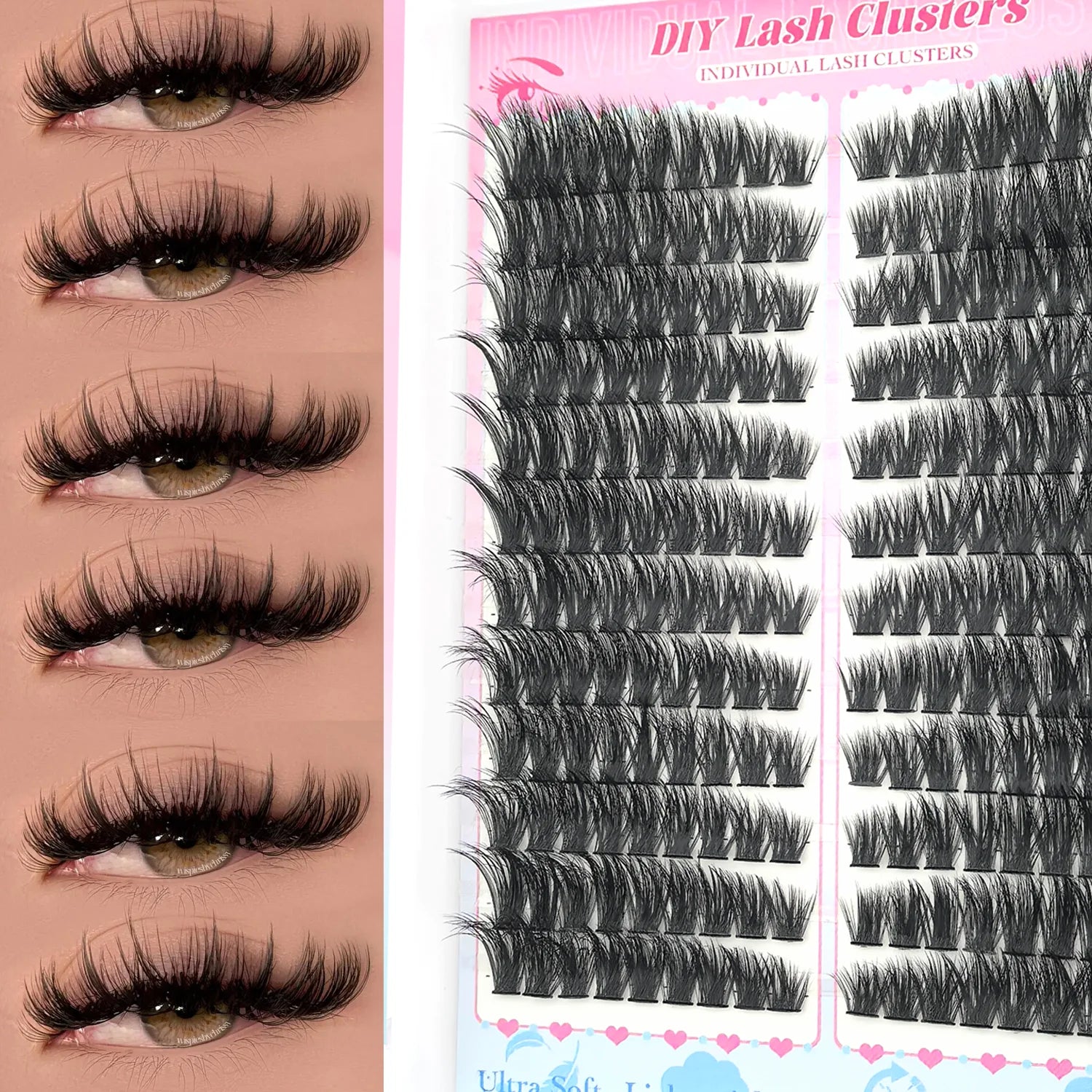 👁️Faux cils Naturel et facile à appliquer Doux et léger Réutilisable